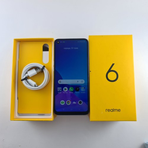 Смартфон realme 6 4/64Gb Blue USED **