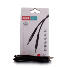 Аудіо-кабель AUX XO (NB-R175B) 3.5mm to 3.5mm 2M, Black