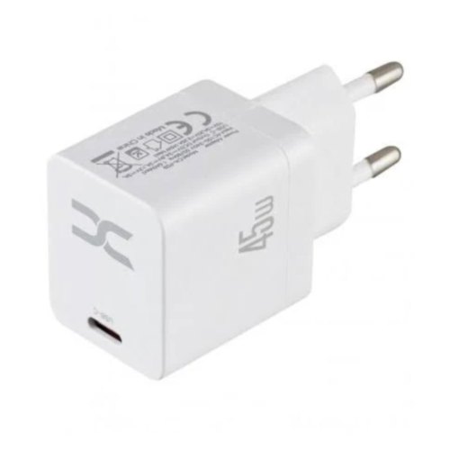 Мережевий зарядний пристрій DC 2в1 Lightning PD 45W (CA-F09) Білий