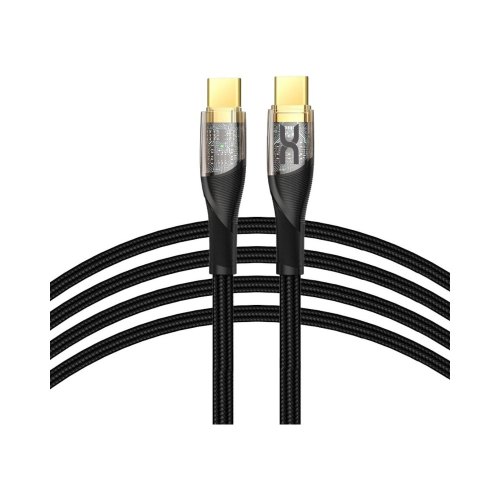 Кабель DC Type-c to Type-c (CL-23B) 60W, Black