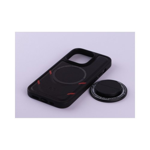 Чохол екошкіра MagSafe DC + magsafe PopSocket для iPhone 14, Black