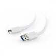 Кабель USB to Type-C, 100см, Cablexpert (CCP-USB3-AMCM-1M-W)