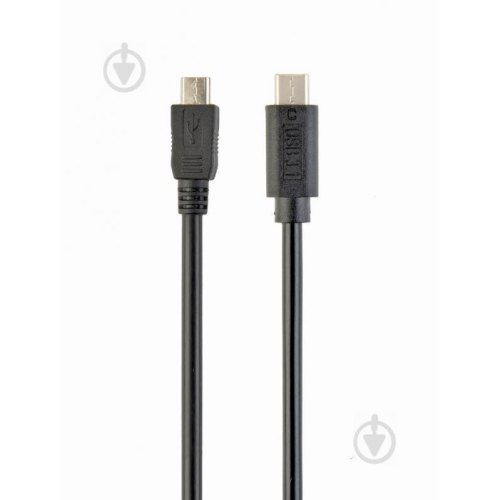 Кабель, Micro BM to Type-C, 100см, Cablexpert (CCP-USB2-mBMCM-1M)