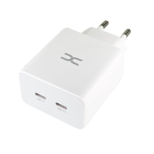 Мережевий зарядний пристрій DC 2в1 Lightning PD 35W Fast Charger (CA-D17) Білий