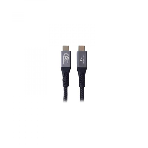 Кабель Cablexpert Type-C to Type-C, 1.5M, Black(CCBP-USB4-CMCM240-1.5M)