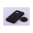 Чохол екошкіра MagSafe DC + magsafe PopSocket для iPhone 13 Pro, Black