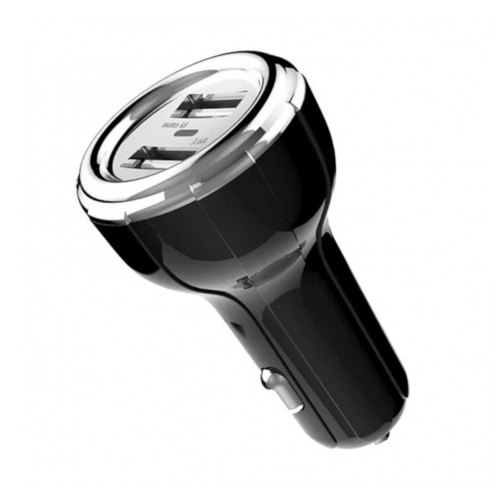 АЗП MOXOM 2в1 Micro 2USB 3.6A (KC-14) чорний