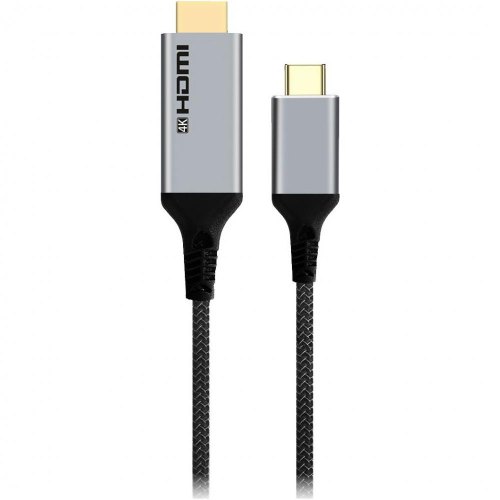 Кабель, Type-C - HDMI, 180см, Cablexpert (A-CM-HDMIM4K-1.8M)