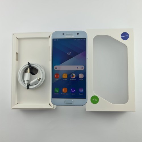 Смартфон Samsung Galaxy A5 2017 (A520F) 32Gb Blue (SM-A520FZBDSEK) USED **