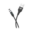 Кабель MOXOM USB to Lightning (MX-CB24) Magnetic, Black