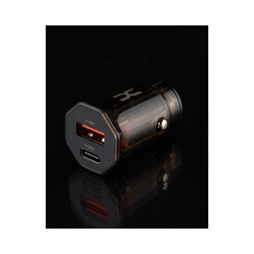 АЗП DC PD 30W+QC3.0 24W Fast Charger (TC-20) чорний