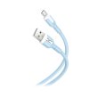 Кабель DC USB to micro (CL-12) 2.1A, Blue