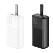 Зовнішній акумулятор Powerbank XO PR199 30000mAh Black