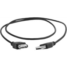Дата кабель, USB 2.0 AM/AF, 75см, Cablexpert (CC-USB2-AMAF-75CM/300-BK)