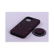 Чохол екошкіра MagSafe DC + magsafe PopSocket для iPhone 13 Pro Max, Dark Violet