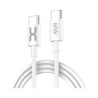 Кабель DC Type-c to Type-c (CL-F61) 60W 1M, White