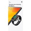 Безпровідний зарядний пристрій ESSAGER Yibay smart watch wirless charger with USB A port White (EWXA-YB02-Z)