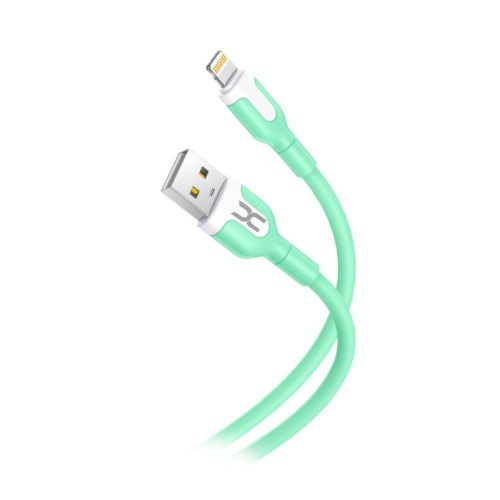 Кабель DC USB to Lightning (CL-12) 2.1A, Green
