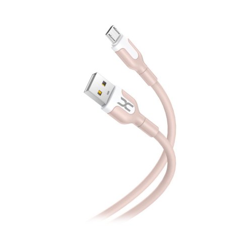 Кабель DC USB to micro (CL-12) 2.1A, Pink