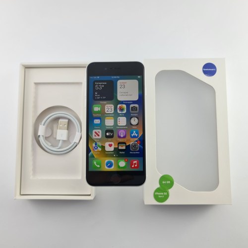 Смартфон iPhone SE 64GB White, Model A2296 USED **