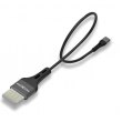 Кабель MOXOM USB to micro (MX-CB07) 20cm, Black