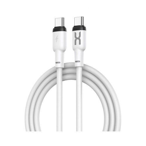 Кабель DC Type-c to Type-c (CL-210B) 60W, White