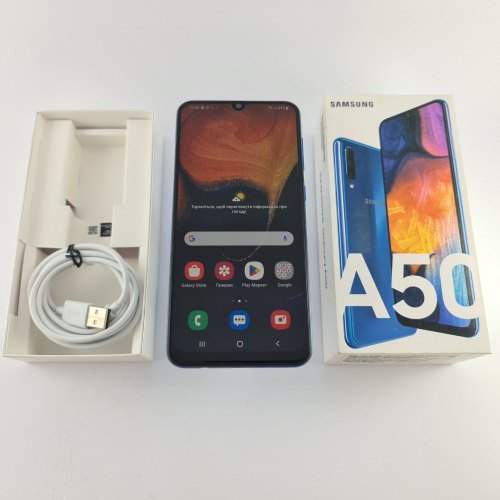 Смартфон Samsung Galaxy A50 (A505F) 64Gb Blue (SM-A505FZBUSEK) USED **