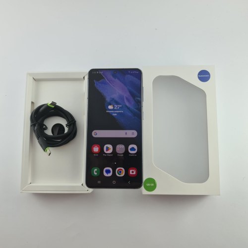 Смартфон Samsung Galaxy S21 (G991B) 1 SIM 128Gb Phantom Gray (SM-G991BZADSEK) USED **