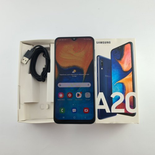 Смартфон Samsung Galaxy A20 (A205F) 32Gb Blue (SM-A205FZBVSEK) USED **