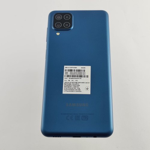 Смартфон Samsung Galaxy A12 (A125F) 64Gb Blue (SM-A125FZBVSEK) USED **