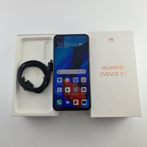 Смартфон Huawei Nova 5Т 2019 6/128Gb Black (YAL-L21) USED **