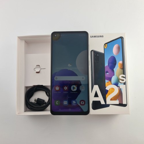 Смартфон Samsung Galaxy A21s (A217F) 32Gb Black (SM-A217FZKNSEK) USED **