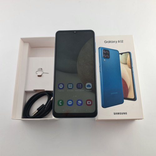 Смартфон Samsung Galaxy A12 2021 (A127F) 32Gb Blue (SM-A127FZBUSEK) USED **