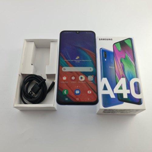 Смартфон Samsung Galaxy A40 (A405F) 64Gb Blue (SM-A405FZBDSEK) USED **