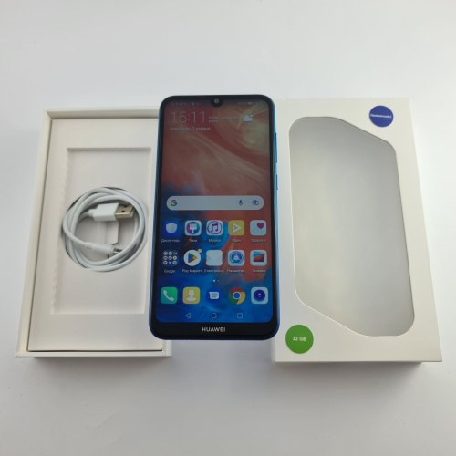Смартфон Huawei Y7 2019 3/32Gb Aurora Blue (DUB-LX1) USED **