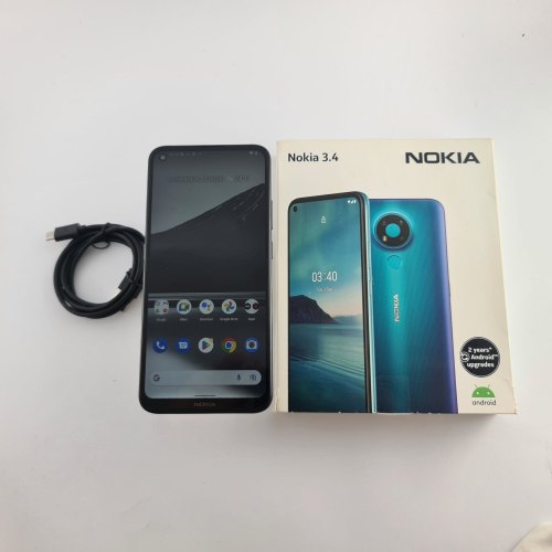 Смартфон Nokia 3.4 3/64Gb Gray (TA-1283) USED **