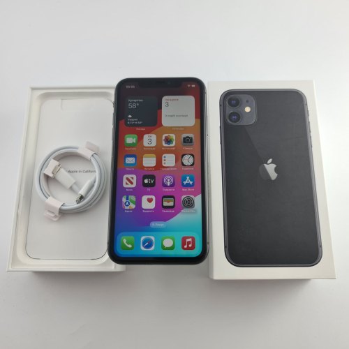 Смартфон iPhone 11 128GB Black, Model A2221 USED **