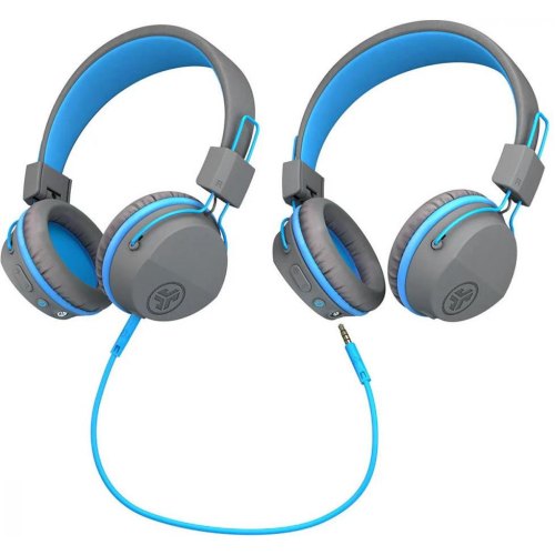 Навушники дротові, JLab JBuddies Studio Kids Wireless Grey/Blue
