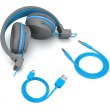 Навушники дротові, JLab JBuddies Studio Kids Wireless Grey/Blue