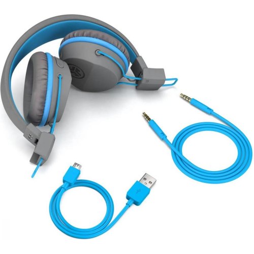 Навушники дротові, JLab JBuddies Studio Kids Wireless Grey/Blue