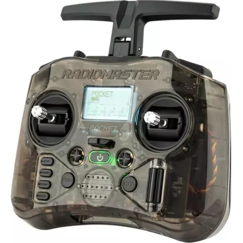 Пульт управління для дрона RadioMaster Pocket ExpressLRS Edge TX M2, прозорий чорний