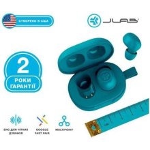 Навушники бездротові, JLab JBuds Mini True Wireless Earbuds Aqua