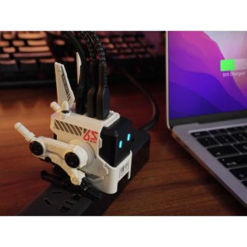 Мережевий зарядний пристрій GravaStar Alpha65 65Вт 2XUSB-C/USB-A, White