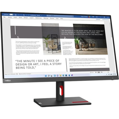 Монітор Lenovo 27 ThinkVision S27i-30 (63DFKAT4UA)