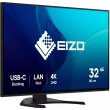 Монітор EIZO EV3240X-BK 31.5 16:9 IPS, 3840х2160, 5 мс, 60 Гц,  KVM свіч, PiP/PbP, 2xHDMI/1xDP/1xUSB C