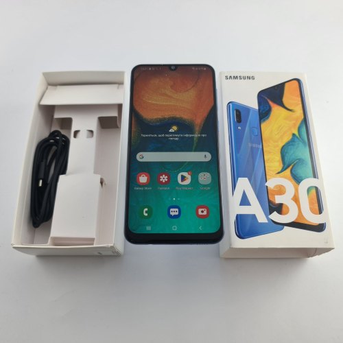 Смартфон Samsung Galaxy A30 (A305F) 32Gb Blue (SM-A305FZBUSEK) USED **