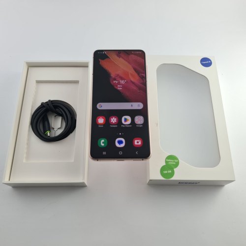 Смартфон Samsung Galaxy S21 (G991B) 128Gb Phantom Pink (SM-G991BZIDSEK) USED **