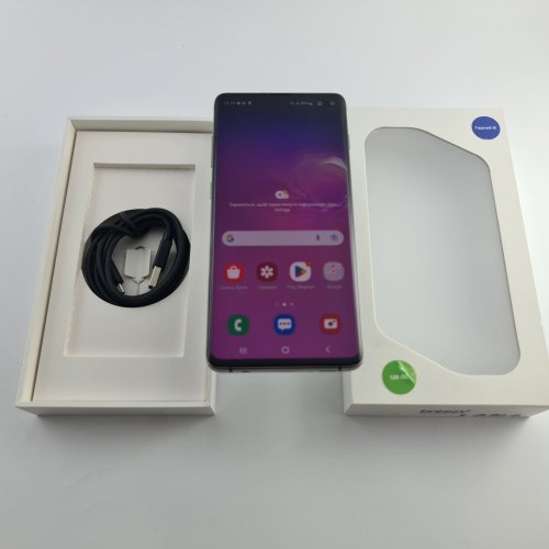 Смартфон Samsung Galaxy S10+ (G975F) 128Gb Black (SM-G975FZKDSEK) USED **