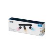 Світильник точковий накладний розумний WiZ IMAGEO Spots, 3х5W, 2200-6500K, RGB, Wi-Fi, чорний