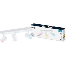 Світильник точковий накладний розумний WiZ IMAGEO Spots, 3х5W, 2200-6500K, RGB, Wi-Fi, білий